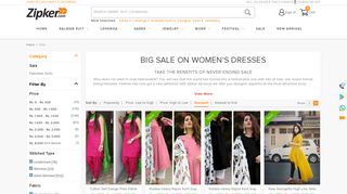 
                            10. Affordable Dresses Online | Online Dresses Sale in India - Zipker