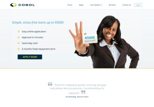 
                            1. Affordable Loans Online | Cobol | South Africa