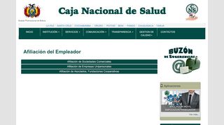 
                            6. Afiliación del Empleador - Caja Nacional de Salud