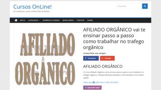 
                            6. AFILIADO ORGÂNICO vai te ensinar passo a passo como trabalhar no ...