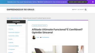 
                            8. → Afiliado Ultimate Funciona? É Confiável? ? Opinião Sincera!