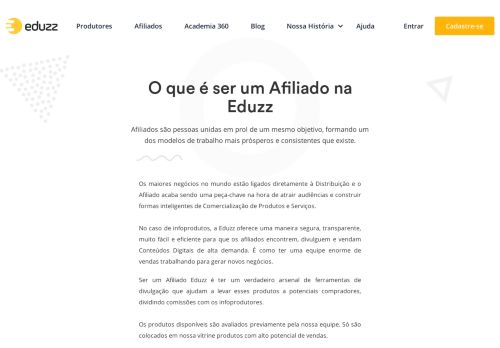 
                            5. Afiliados Ganhe comissões por vendas realizadas na Eduzz.