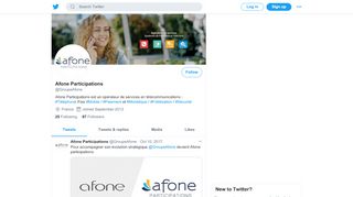 
                            10. Afone Participations (@GroupeAfone) | Twitter