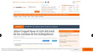 
                            8. Afore Coppel tiene el 19% del total de las cuentas de los trabajadores ...
