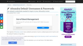 
                            2. Afoundry Default Password, Login & IP List (updated August 2018 ...