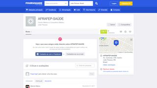 
                            9. AFRAFEP-SAÚDE - Centro Médico - Foursquare