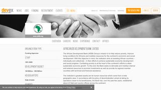 
                            7. African Development Bank (AfDB) | Devex