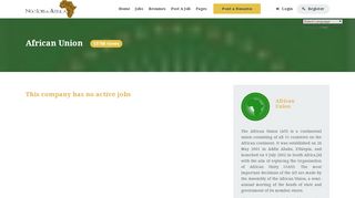 
                            12. African Union Jobs in Africa, February, 2019 | NGO Jobs in Africa