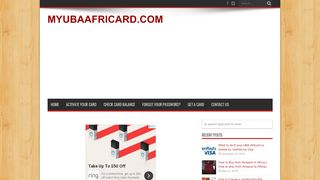 
                            6. Africards login| Easily check your UBA Africard Account Online
