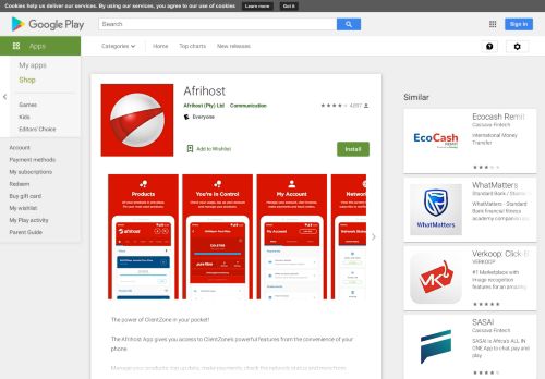 
                            13. Afrihost - Apps on Google Play