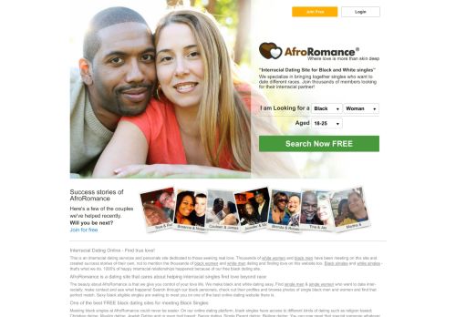 
                            11. AfroRomance: Black and White Dating | Interracial Dating