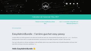 
                            13. AFSY - Association Francophone des Utilisateurs de Symfony ...