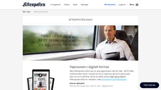 
                            3. Aftenposten Kundeportal | Aftenposten eAvis