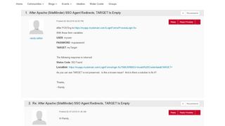
                            13. After Apache (SiteMinder) SSO Agent Redirects, ... | CA Communities
