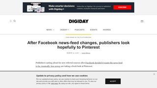
                            11. After Facebook news-feed changes, publishers look hopefully to ...