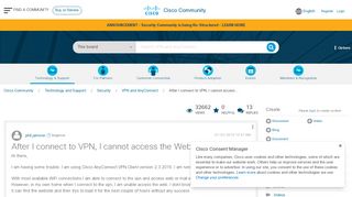 
                            5. After I connect to VPN, I cannot access... - Cisco Community