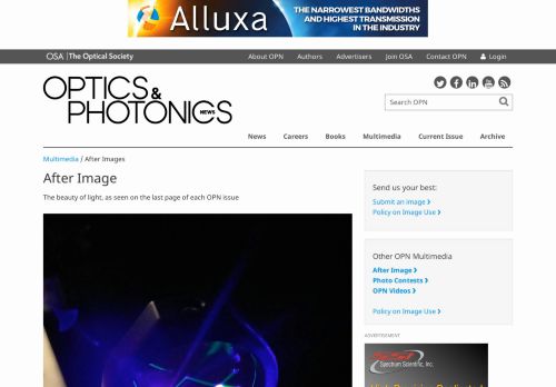 
                            13. After Images | Optics & Photonics News