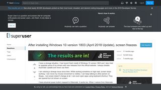 
                            6. After installing Windows 10 version 1803 (April 2018 Update ...