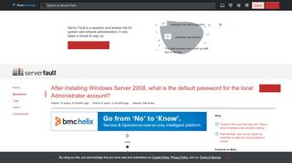 
                            4. After installing Windows Server 2008, what is the default ...