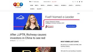 
                            3. After JJPTR, Richway causes investors in China to see red | ...