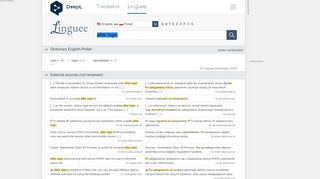 
                            12. after login - Polish translation – Linguee