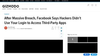 
                            7. After Massive Breach, Facebook Says Hackers Didn't Use Your Login ...