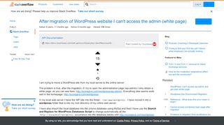 
                            11. After migration of WordPress website I can't access the admin ...