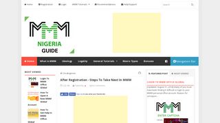 
                            12. After Registration - Steps To Take Next In MMM - Global MMM Guide