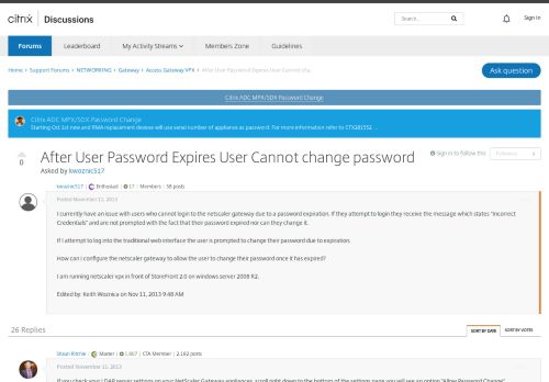 
                            6. After User Password Expires User Cannot change password - Access ...