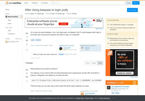 
                            9. After Using keepass to login putty - Stack Overflow