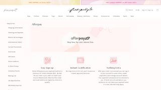 
                            12. Afterpay - Free People