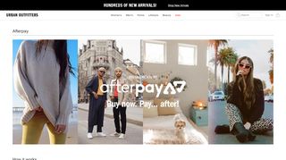 
                            13. Afterpay - Urban Outfitters