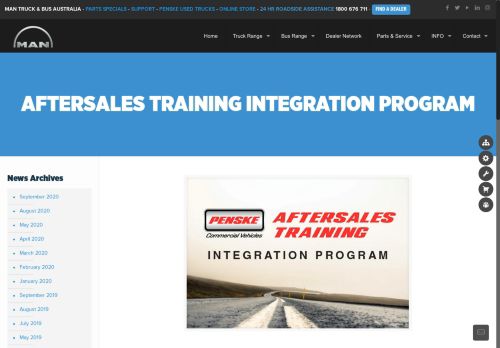 
                            13. Aftersales Training Integration program - MAN Truck & Bus Australia