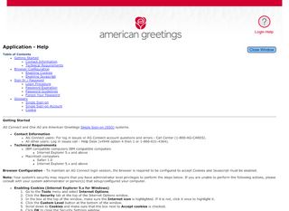 
                            9. AG Connect - Help - American Greetings Single Sign On