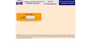 
                            13. AG VLC Login Page - HimKosh