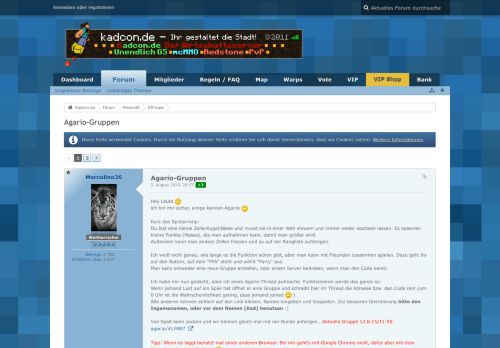 
                            12. Agario-Gruppen - Off-topic - Kadcon.de