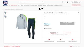 
                            11. Agasalho Nike Brasil Track Suit Masculino