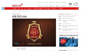 
                            10. AGB 1815.club | 1815.ch