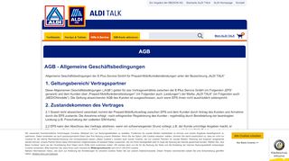 
                            6. AGB | ALDI TALK