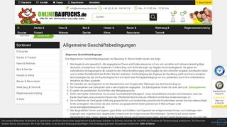 
                            4. AGB - Allgemeine Geschäftsbedingungen - onlinebaufuchs.de Online ...