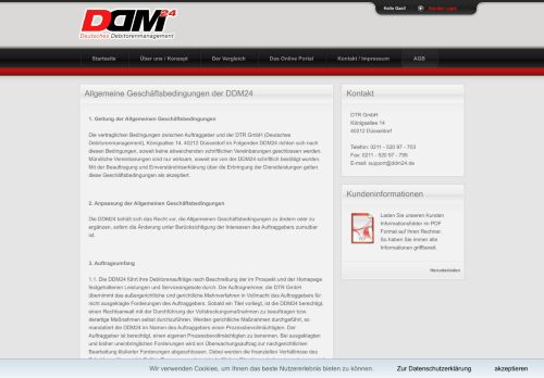 
                            6. AGB - DDM24 - Deutsches Debitorenmanagement