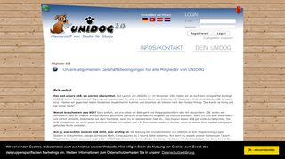 
                            13. AGB für Mitglieder - Unidog