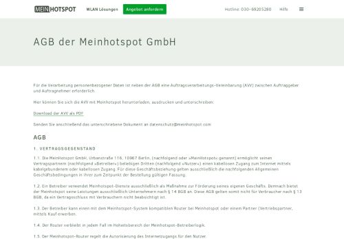 
                            8. AGB – Mein Hotspot