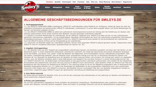 
                            6. AGB - Smileys - Die Pizza Profis