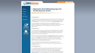 
                            11. AGBs - Börsenmagazin DaxVestor