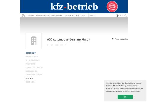 
                            6. AGC Automotive Germany GmbH in Pforzheim - Kfz-Betrieb