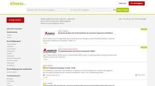 
                            12. AGCO Jobs, Karriere | KIMETA.DE