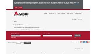 
                            6. Agcocorp Agconet Login - Stellen bei AGCO