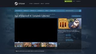 
                            12. Age of Empires® III: Complete Collection on Steam