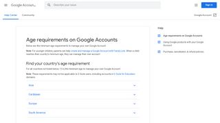 
                            6. Age requirements on Google Accounts - Google Account Help